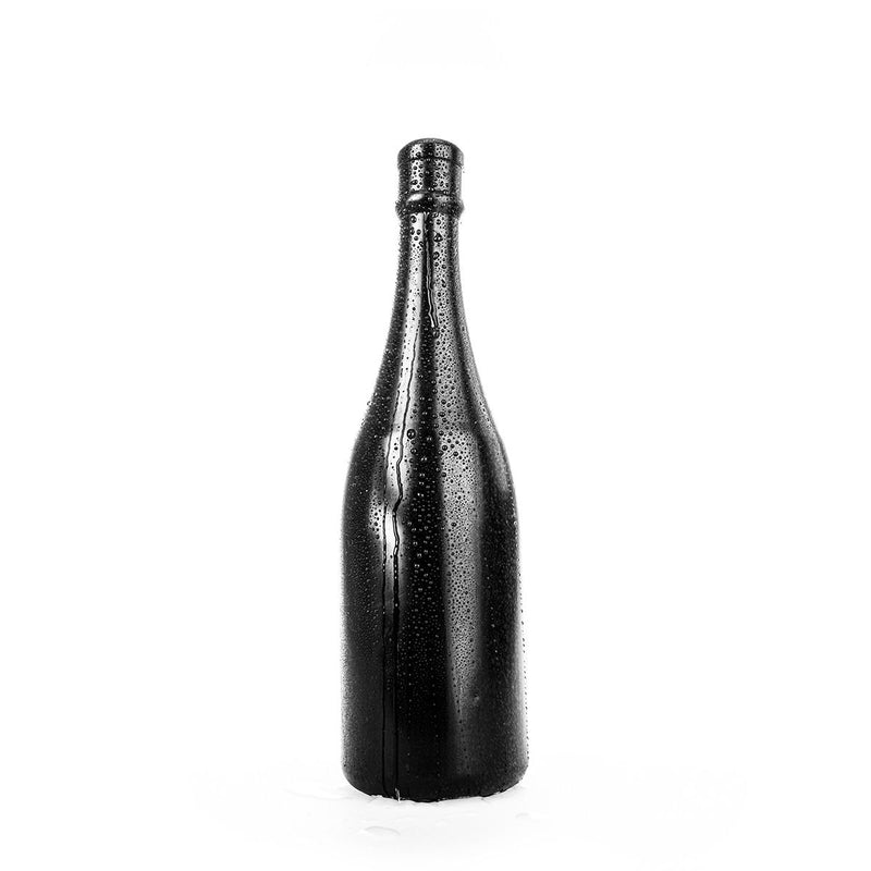 All Black - Buttplug - Champagne Bottle - PVC - Zwart-Erotiekvoordeel.nl