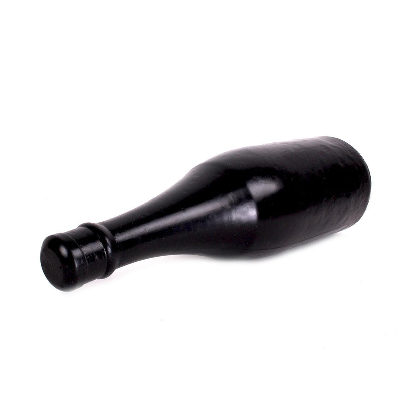 All Black - Buttplug - Champagne Bottle - PVC - Zwart-Erotiekvoordeel.nl