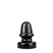 All Black - Buttplug - Met stimulerende ribbel 23 x 13.5 cm - Zwart-Laced-up.nl