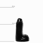 All Black - Dildo - 13 x 4.5 cm - Zwart-Laced-up.nl