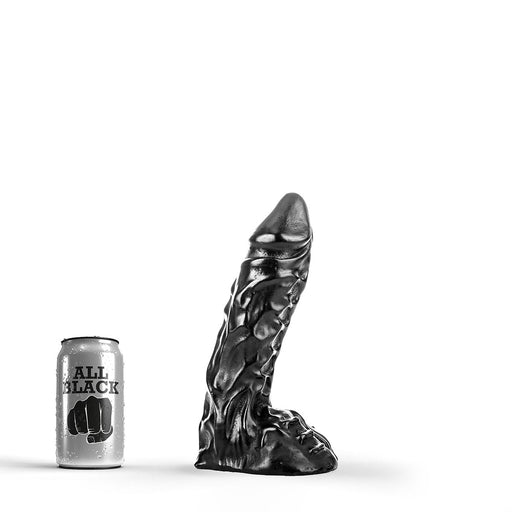 All Black - Dildo - 23 x 5.5 cm - Zwart-Laced-up.nl