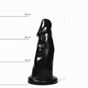 All Black - Dildo - 39 x 8.5 cm - Zwart-Laced-up.nl