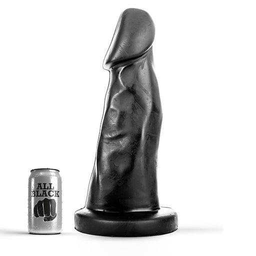 All Black - Dildo - 39 x 8.5 cm - Zwart-Laced-up.nl