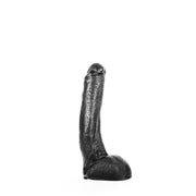 All Black - Dildo - Realistische Eikel en Balzak - Lengte 29 cm - Diameter 5 cm-Laced-up.nl
