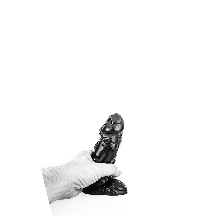 All Black - Klassieke Dildo - 18 x 4 cm - Zwart-Erotiekvoordeel.nl