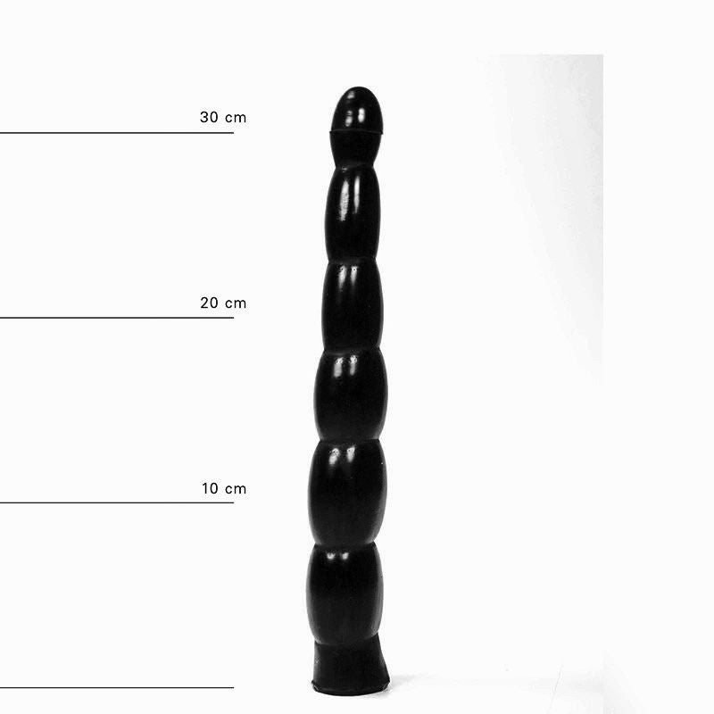 All Black - Extra Lange Dildo - Anaal Slang - 32 x 4.5 cm - Zwart-Erotiekvoordeel.nl