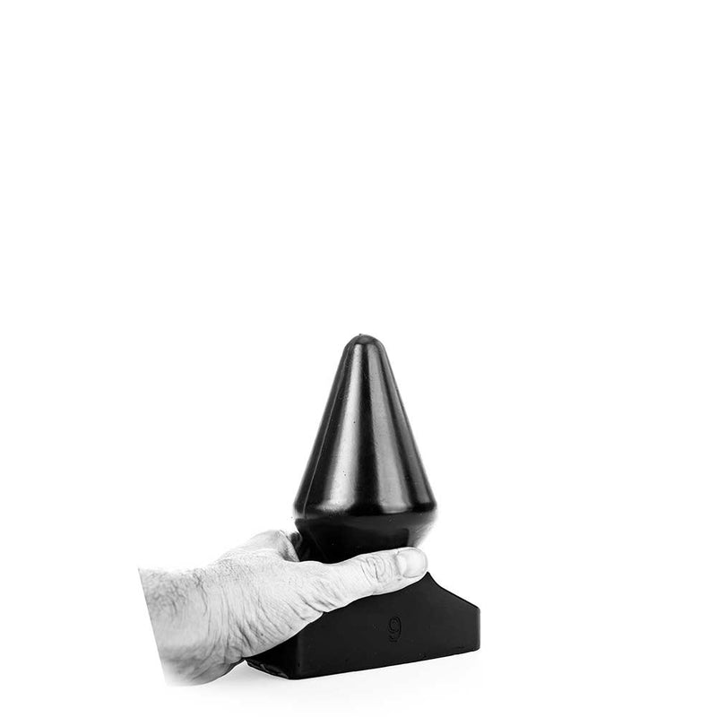 All Black - Extreme Anaal Plug - 18.5 x 9 cm - Zwart-Erotiekvoordeel.nl