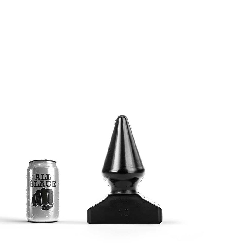 All Black - Extreme Anaal Plug - 20.5 x 9 cm - Zwart-Erotiekvoordeel.nl