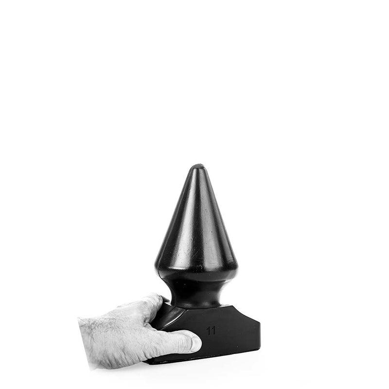 All Black - Extreme Anaal Plug - 21.5 x 10.5 cm - Zwart-Erotiekvoordeel.nl