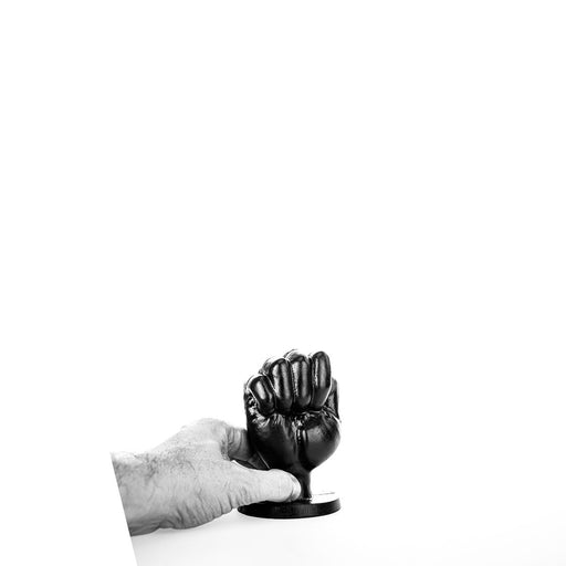 All Black - Fisting Dildo - 12 x 8 cm - Small - Zwart-Erotiekvoordeel.nl
