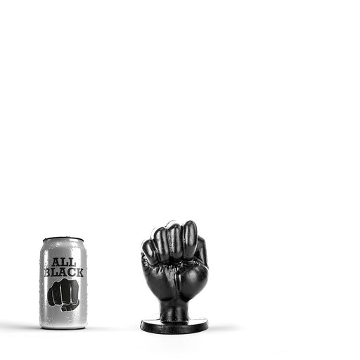 All Black - Fisting Dildo - 12 x 8 cm - Small - Zwart-Erotiekvoordeel.nl