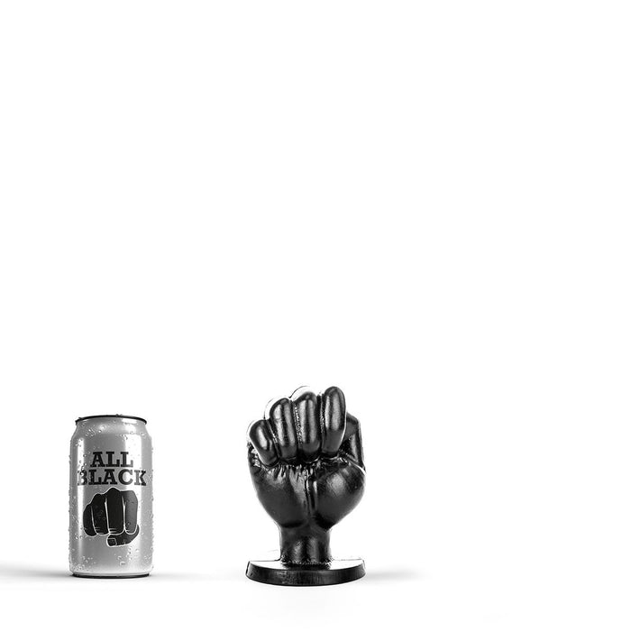 All Black - Fisting Dildo - 12 x 8 cm - Small - Zwart-Erotiekvoordeel.nl