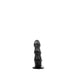 All Black - Anaal Dildo Met 3 Dikke Ribbels - 17 x 5 cm - Zwart-Erotiekvoordeel.nl