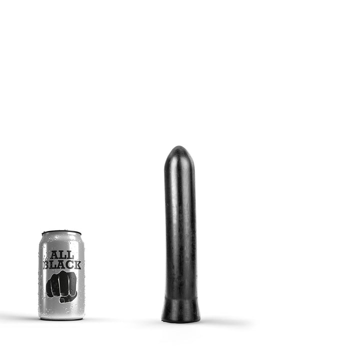 All Black - Gladde Dildo - 22 x 4.5 cm - Zwart-Laced-up.nl