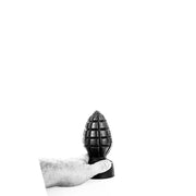 All Black - Granaat Buttplug - 15 x 6 cm - Zwart-Erotiekvoordeel.nl