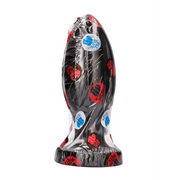 All Black - Grote Buttplug met Groeven - 21 cm - Zwart-Erotiekvoordeel.nl