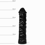 All Black - Grote Realistische Dildo - 31 x 6.5 cm - Zwart-Laced-up.nl