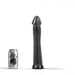 All Black - XXL Dildo Met Ribbels - 30 x 5 cm - Zwart-Erotiekvoordeel.nl