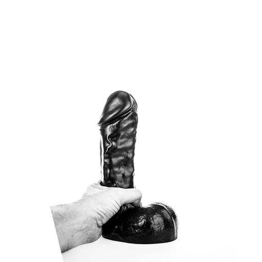 All Black - Klassieke Dildo - 24,5 x 6 cm - Zwart-Laced-up.nl