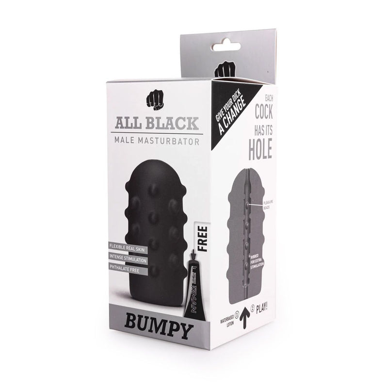 All Black - Masturbator Bumpy-Laced-up.nl