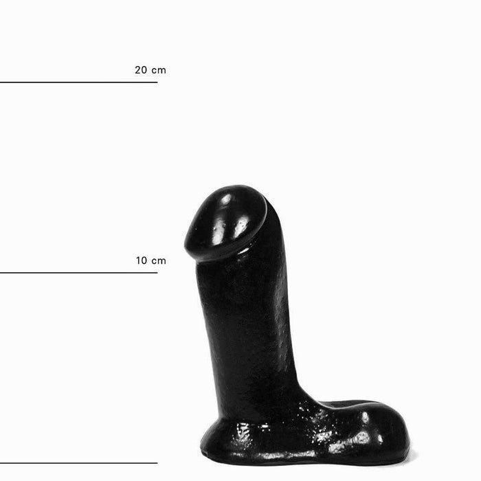 All Black - Dildo - 14 x 5 cm - Zwart-Erotiekvoordeel.nl