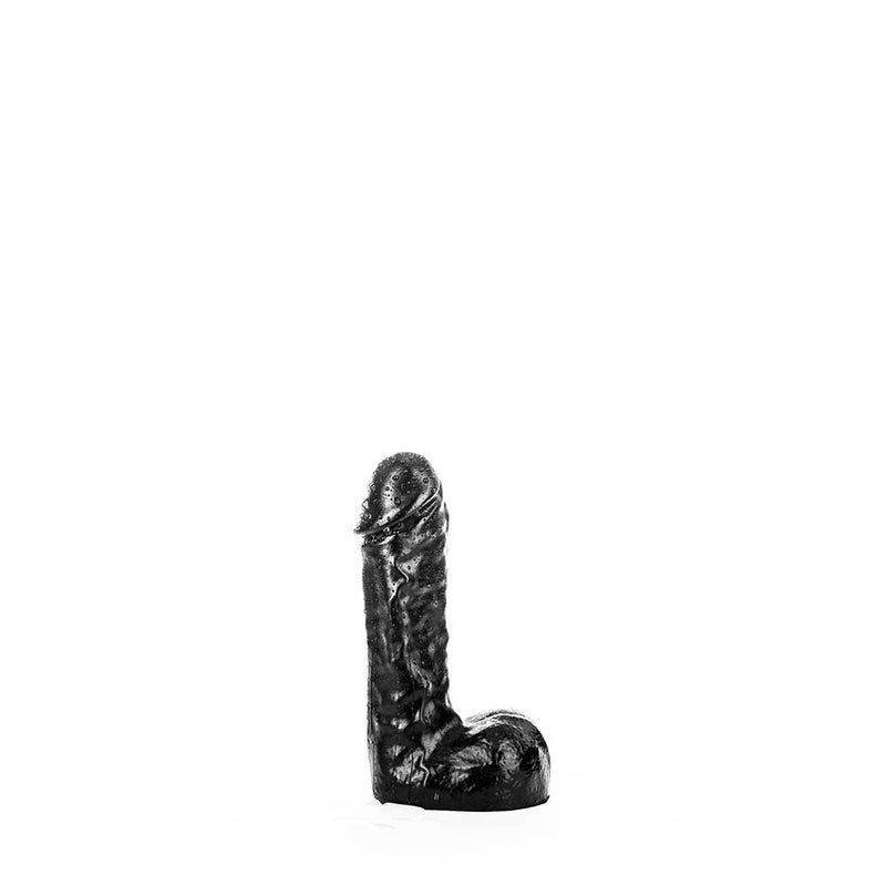 All Black - Realistische Dildo - 19 x 4,5 cm - Zwart-Erotiekvoordeel.nl