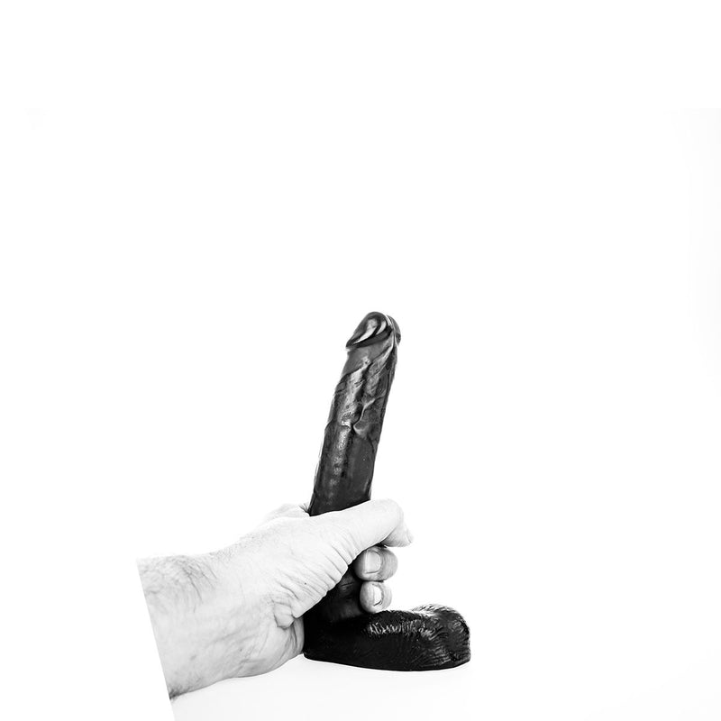 All Black – Realistische Dildo – 21 cm – Zwart-Erotiekvoordeel.nl