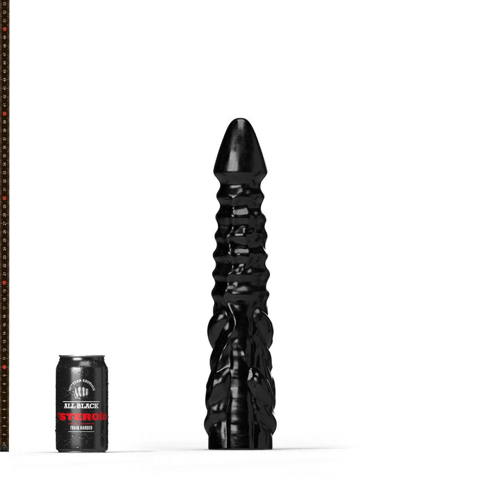 All Black Steroïd - Allez - Dildo - 34 x 7 cm - zwart-Laced-up.nl