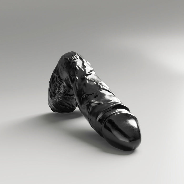 All Black Steroïd - Bodybuilder - Dildo - 33 x7 cm - Zwart-Erotiekvoordeel.nl