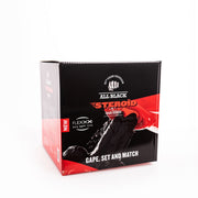 All Black Steroïd - Gape, Set, and Match - Dildo - 30 x 13 cm - Zwart-Erotiekvoordeel.nl