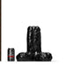All Black Steroïd - Gape, Set, and Match - Dildo - 30 x 13 cm - zwart-Laced-up.nl