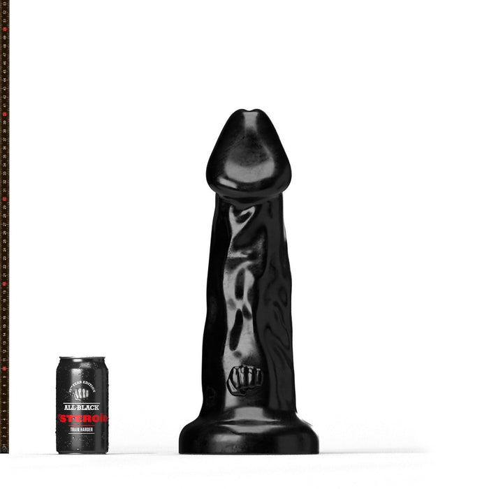 All Black Steroïd - Olympus - Dildo - 43,5 x 12,2 cm - zwart-Laced-up.nl