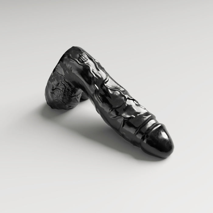 All Black Steroïd - Racket - Dildo - 34 x 9,7 cm - Zwart-Erotiekvoordeel.nl