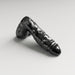 All Black Steroïd - Racket - Dildo - 34 x 9,7 cm - zwart-Laced-up.nl