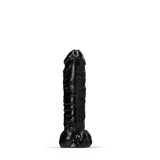 All Black Steroïd - The Gym Buddy - Dildo - 35x 8,7 cm - Zwart-Erotiekvoordeel.nl