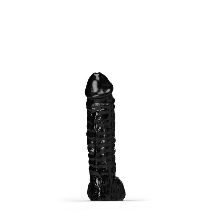 All Black Steroïd - The Gym Buddy - Dildo - 35x 8,7 cm - zwart-Laced-up.nl