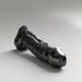 All Black Steroïd - The Gym Buddy - Dildo - 35x 8,7 cm - zwart-Laced-up.nl