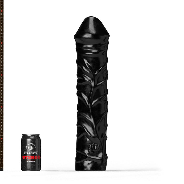 All Black Steroïd - The Home Stretch - Dildo - 50 x 11,5 cm - zwart-Laced-up.nl