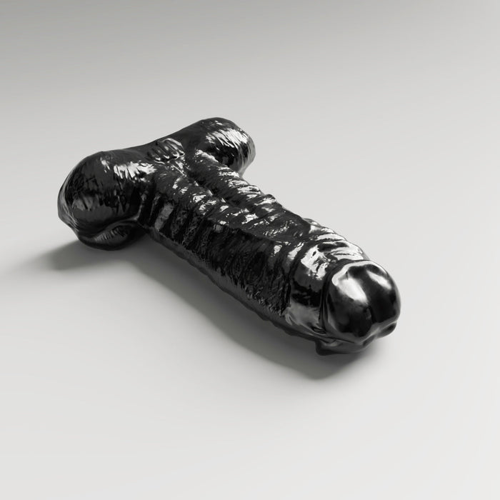 All Black Steroïd - The Personal Trainer - Dildo - 37 x 14,6 cm - zwart-Laced-up.nl
