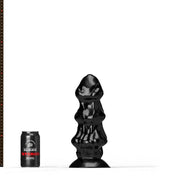 All Black Steroïd - The Rally - Dildo - 28 x 11,4 cm - Zwart-Erotiekvoordeel.nl