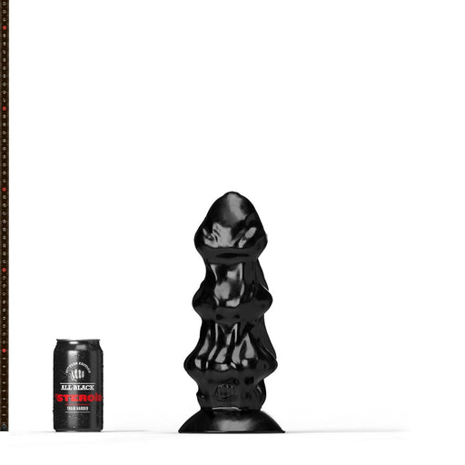 All Black Steroïd - The Rally - Dildo - 28 x 11,4 cm - Zwart-Erotiekvoordeel.nl