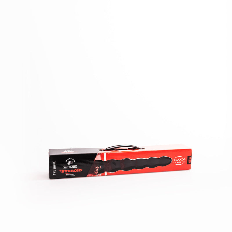 All Black Steroïd - The Sabre Dildo - 39,5x 4,4 cm - Zwart-Erotiekvoordeel.nl
