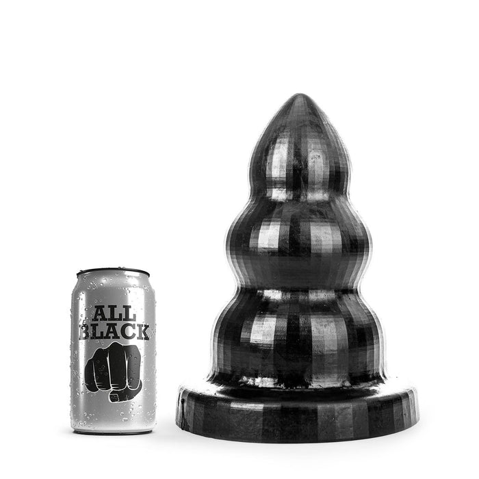 All Black - Triple Pleasure Buttplug - Zwart-Laced-up.nl