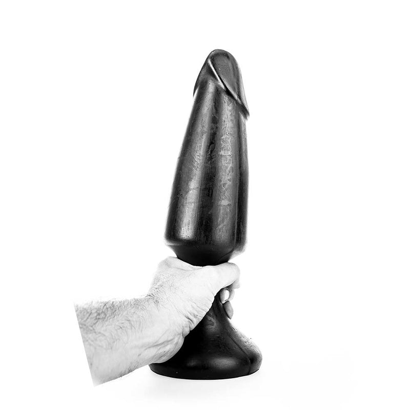 All Black - XXL Buttplug - 35 x 9,5 cm - Zwart-Erotiekvoordeel.nl