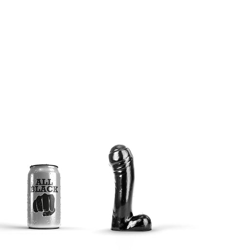 All Black - Zwarte Dildo - 15 cm-Laced-up.nl