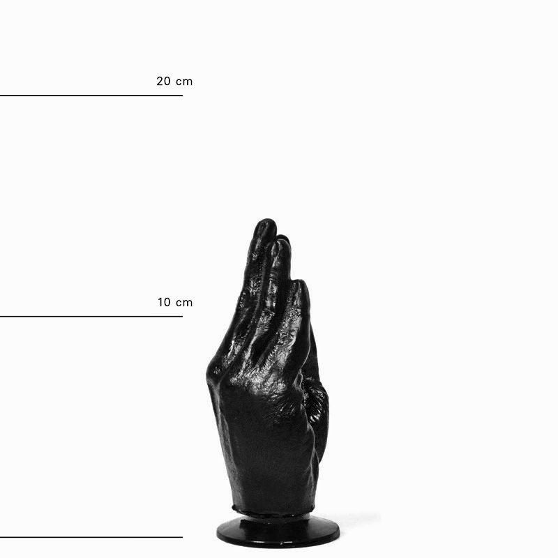 All Black Fisting Dildo 21 x 6 cm – Zwart-Erotiekvoordeel.nl