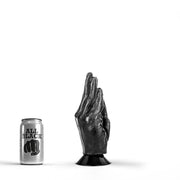 All Black Fisting Dildo 21 x 6 cm – Zwart-Erotiekvoordeel.nl