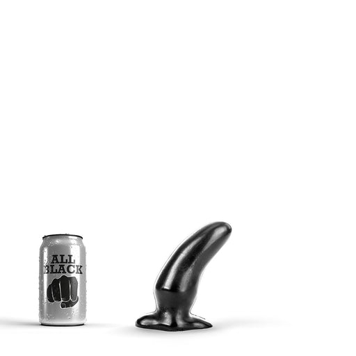 All Black - Anaal Dildo - 13 x 5 cm - Zwart-Erotiekvoordeel.nl