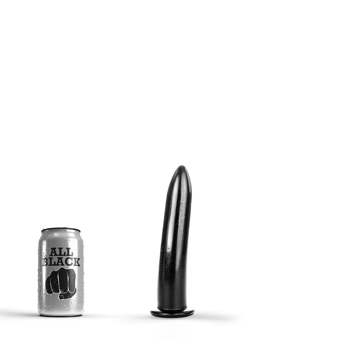 All Black - Dildo - 19 x 3,5 cm - Zwart-Erotiekvoordeel.nl