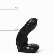 All Black - Zwarte dildo - 15 cm-Laced-up.nl